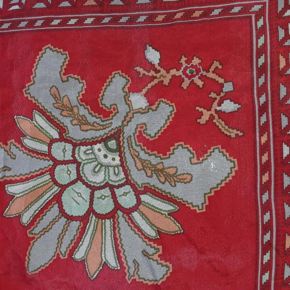 CACHAREL red scarf - Picture 5 of 5